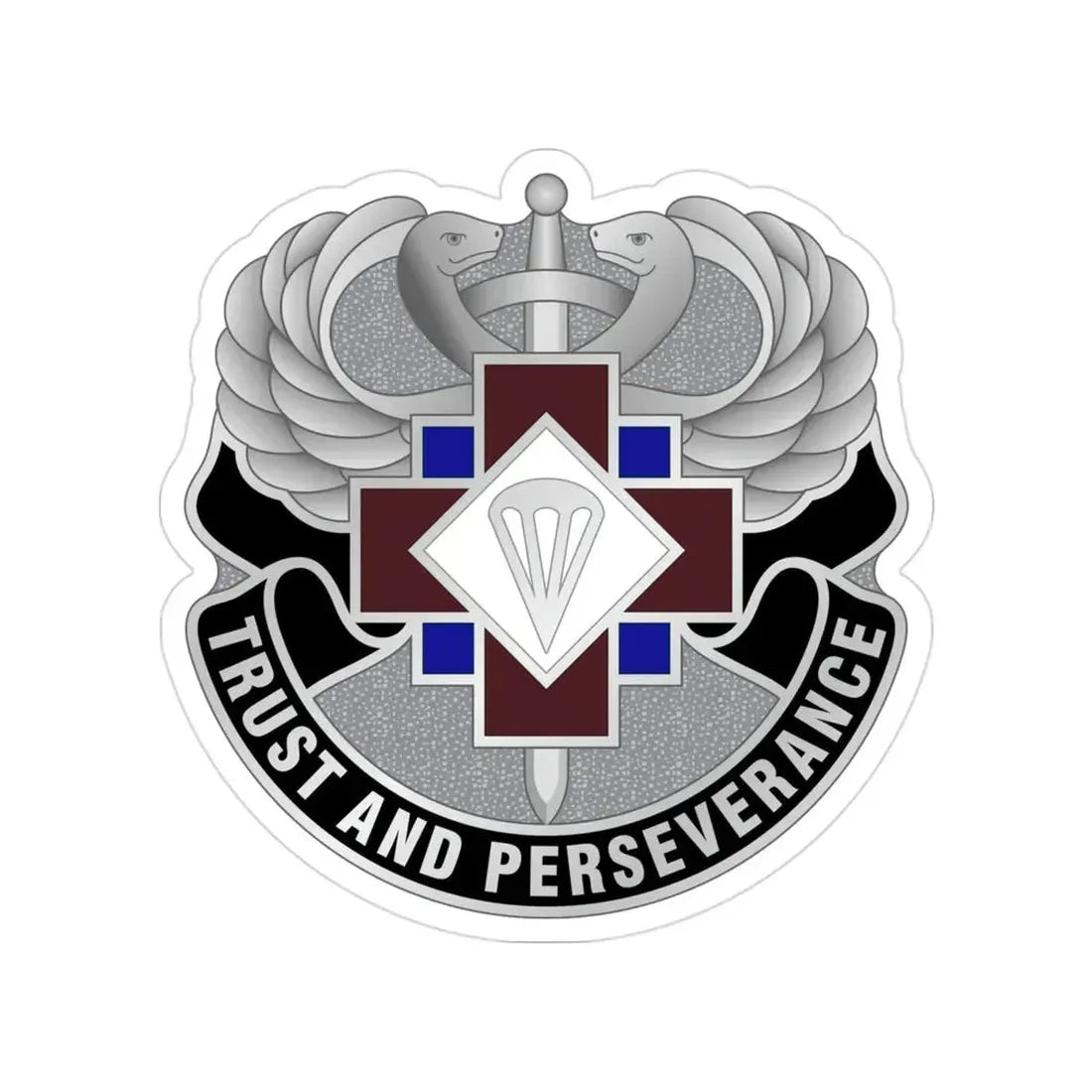 16 Hospital Center (U.S. Army) Transparent STICKER Die-Cut Vinyl Decal - The Sticker Space