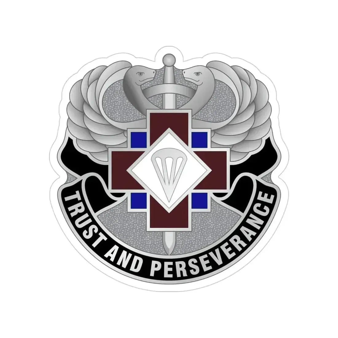 16 Hospital Center (U.S. Army) Transparent STICKER Die-Cut Vinyl Decal - The Sticker Space