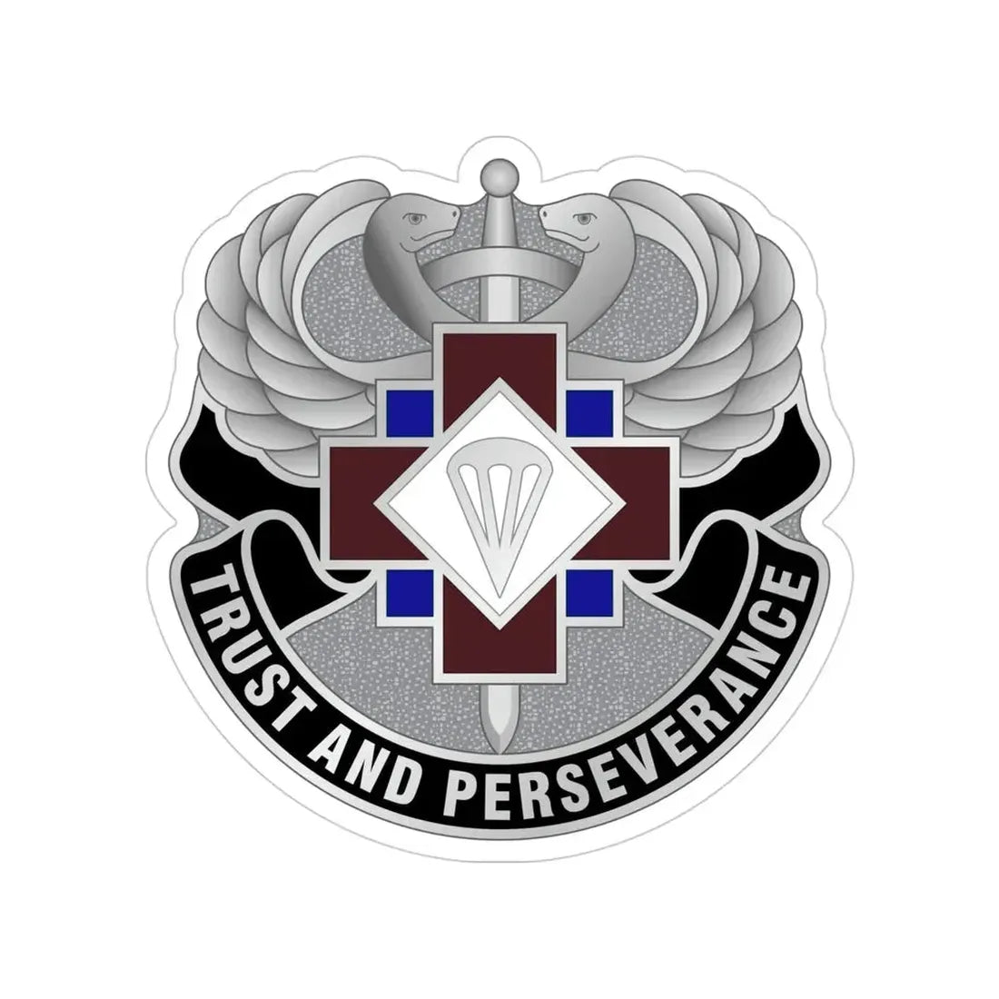 16 Hospital Center (U.S. Army) Transparent STICKER Die-Cut Vinyl Decal - The Sticker Space