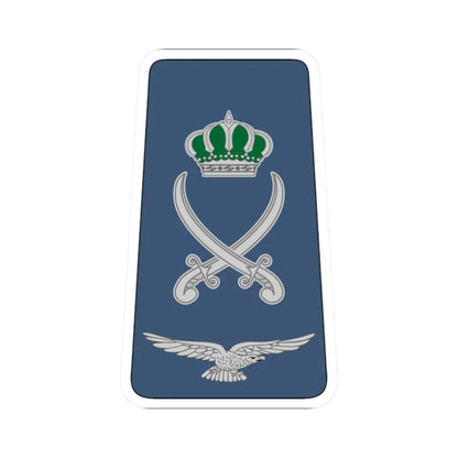 16. JAF LG (Jordan) (Military Rank) STICKER Vinyl Kiss-Cut Decal 2 Inch White - The Sticker Space