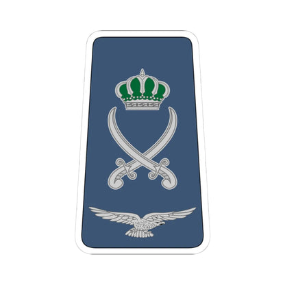 16. JAF LG (Jordan) (Military Rank) STICKER Vinyl Kiss-Cut Decal 4 Inch White - The Sticker Space