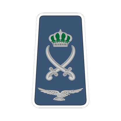 16. JAF LG (Jordan) (Military Rank) STICKER Vinyl Kiss-Cut Decal 6 Inch White - The Sticker Space