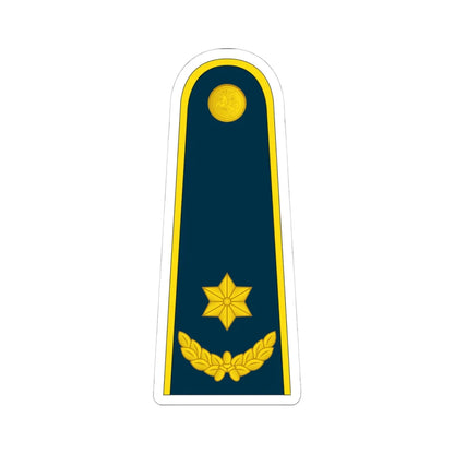 16 Lithuania Air Force MAJ (Lithuania) (Military Rank) STICKER Vinyl Kiss-Cut Decal 4 Inch White - The Sticker Space