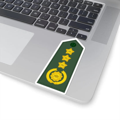 16. Myanmar Army GEN (Myanmar) (Military Rank) STICKER Vinyl Kiss-Cut Decal - The Sticker Space