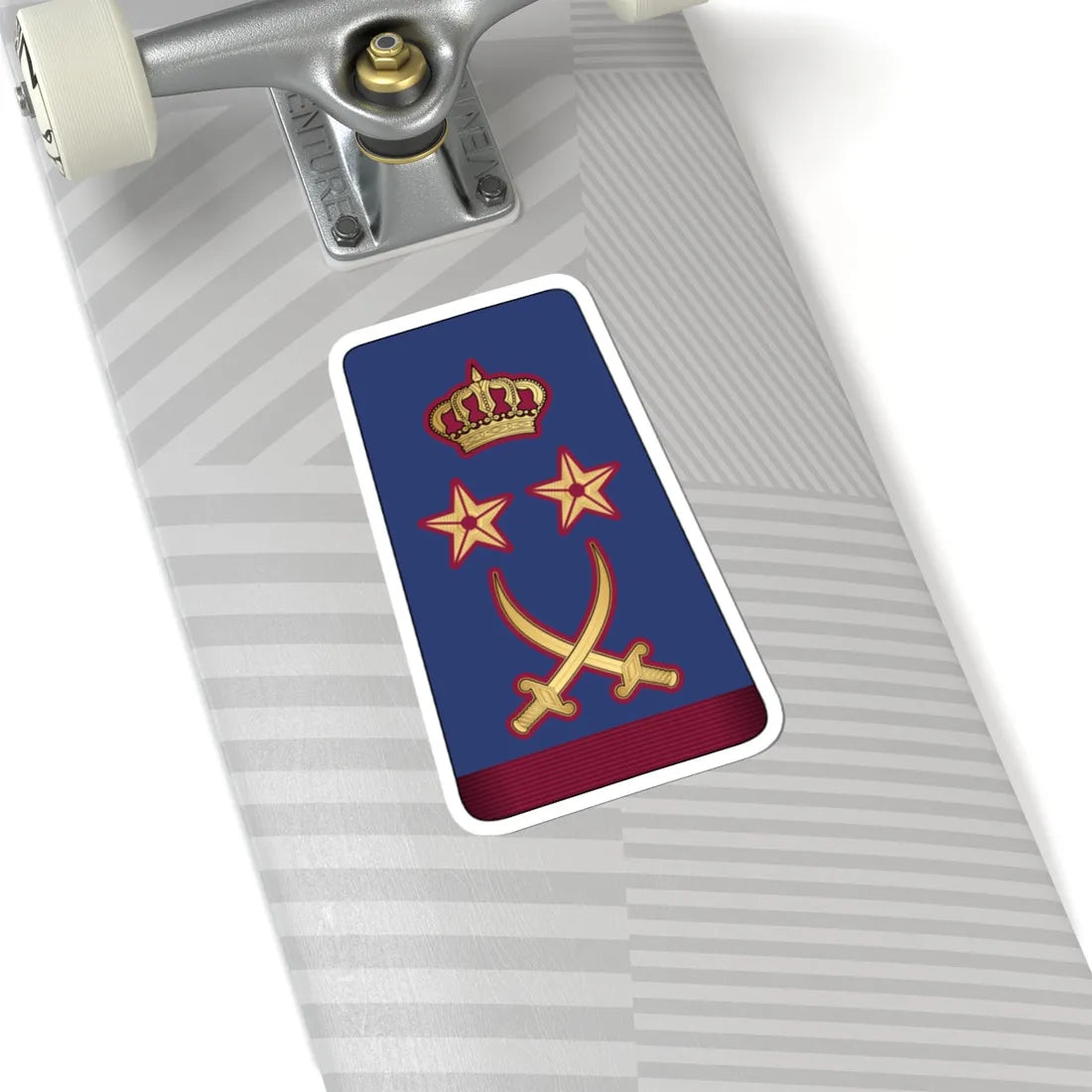 16. QEAF GEN (Qatar) (Military Rank) STICKER Vinyl Kiss-Cut Decal - The Sticker Space