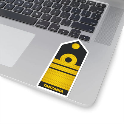 16 Tanzania Navy VADM (Tanzania) (Military Rank) STICKER Vinyl Kiss-Cut Decal - The Sticker Space