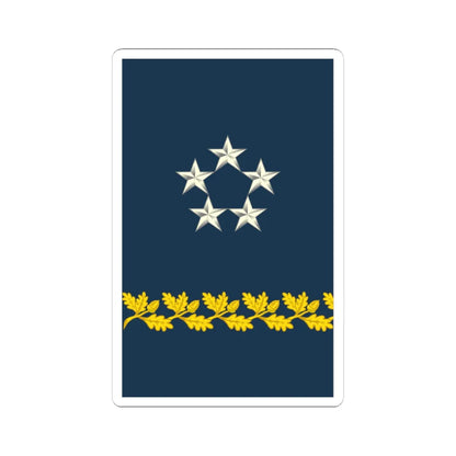 16 US Army Mess Uniform GA (United States) (Military Rank) STICKER Vinyl Kiss-Cut Decal 4 Inch White - The Sticker Space