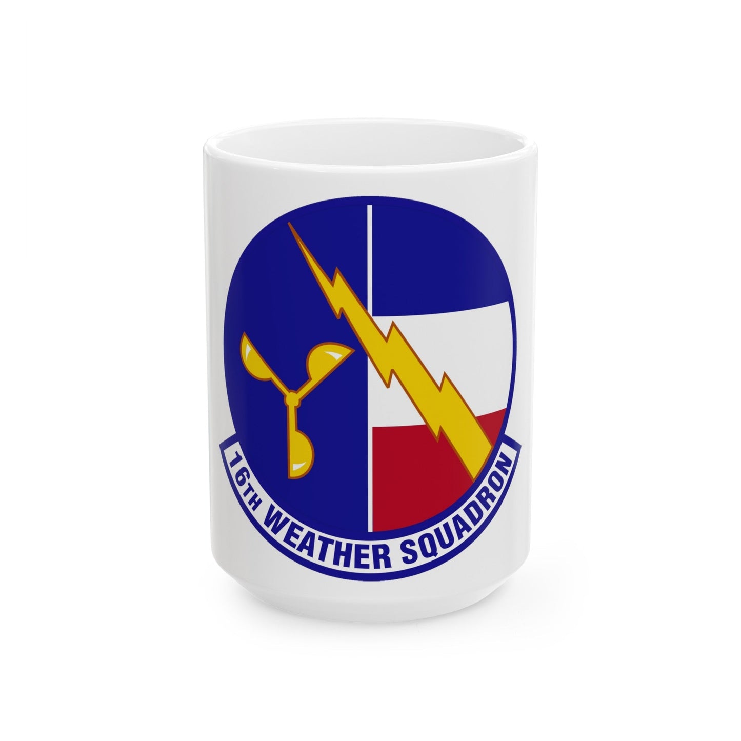 16 Weather Squadron AFWA (U.S. Air Force) White Coffee Mug-15oz-The Sticker Space