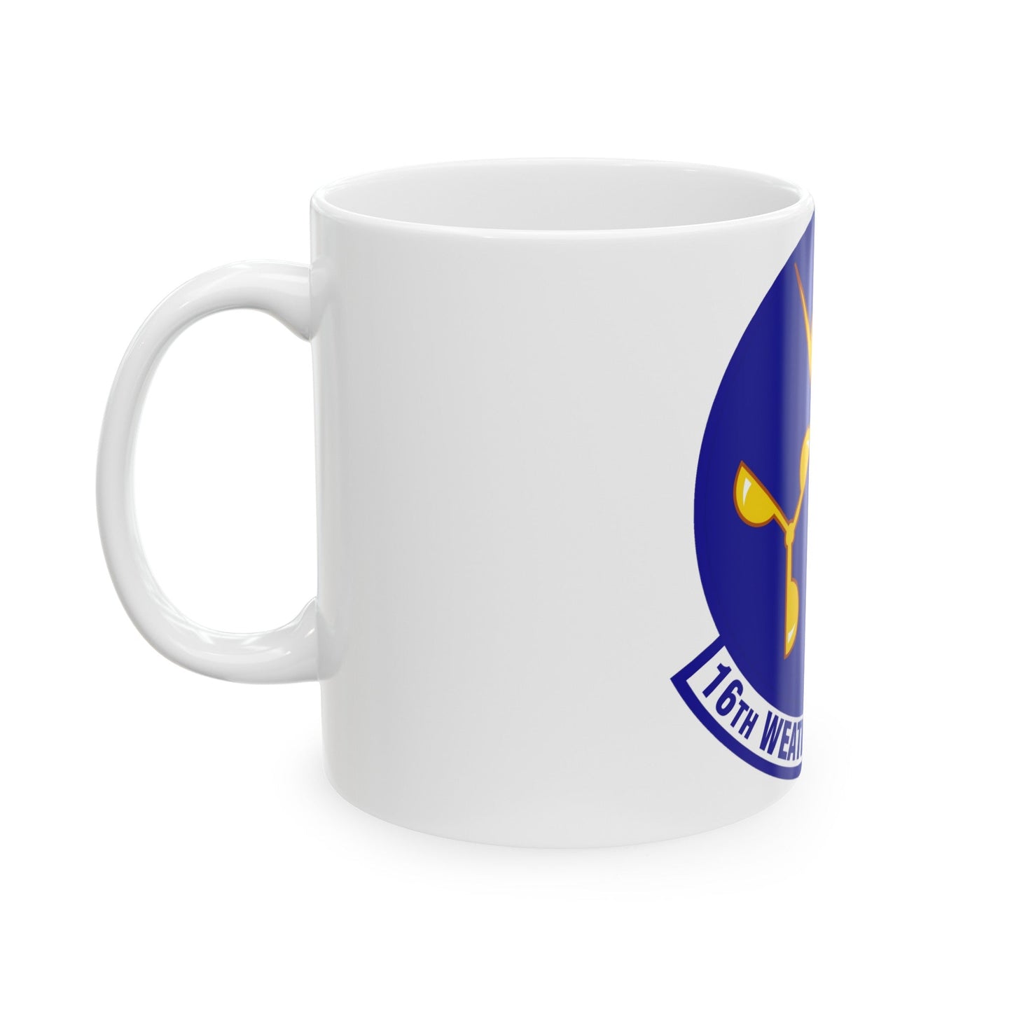 16 Weather Squadron AFWA (U.S. Air Force) White Coffee Mug-The Sticker Space