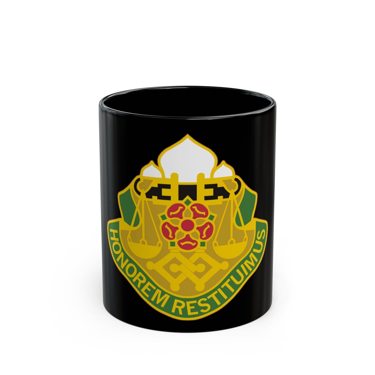 160 Military Police Battalion (U.S. Army) Black Coffee Mug-11oz-The Sticker Space