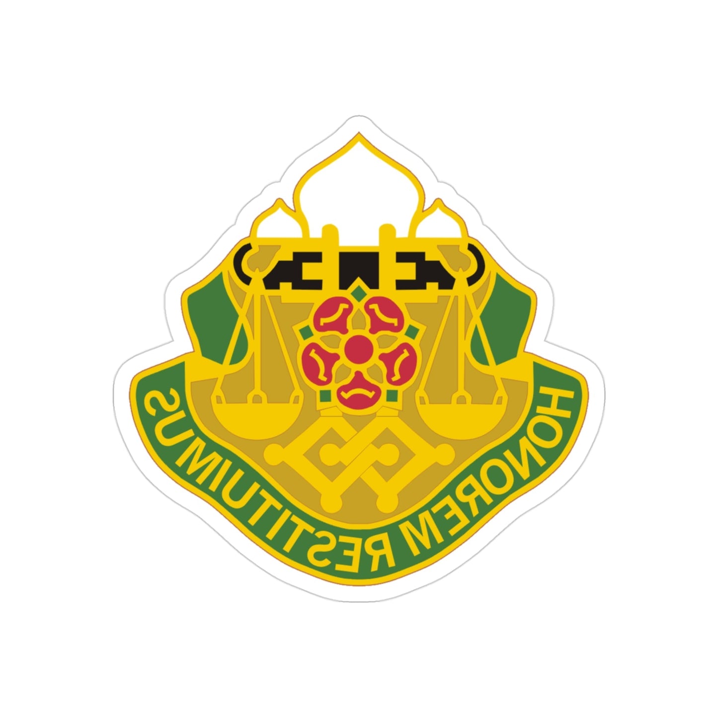 160 Military Police Battalion (U.S. Army) REVERSE PRINT Transparent STICKER-3 Inch-The Sticker Space