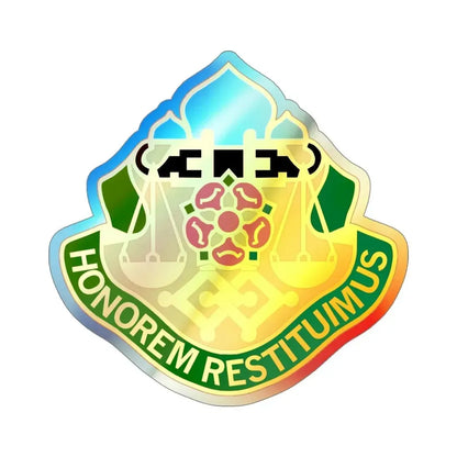 160 Military Police Battalion (U.S. Army) Holographic STICKER Die-Cut Vinyl Decal - The Sticker Space