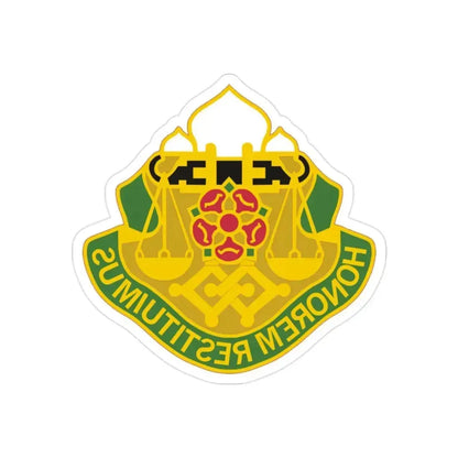 160 Military Police Battalion (U.S. Army) REVERSE PRINT Transparent Die-Cut STICKER 2 Inch Die-Cut Transparent - The Sticker Space