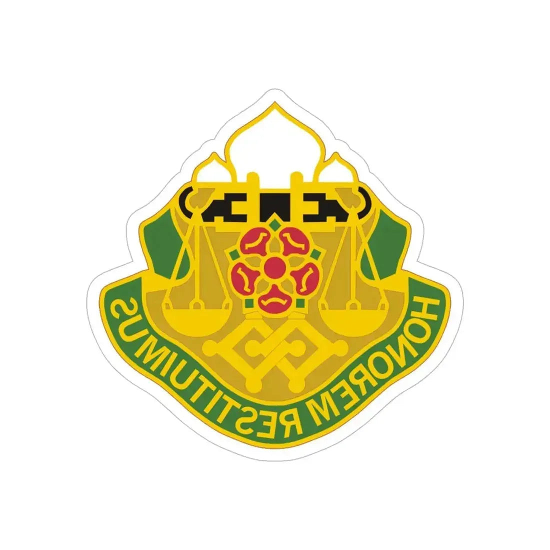 160 Military Police Battalion (U.S. Army) REVERSE PRINT Transparent Die-Cut STICKER - The Sticker Space