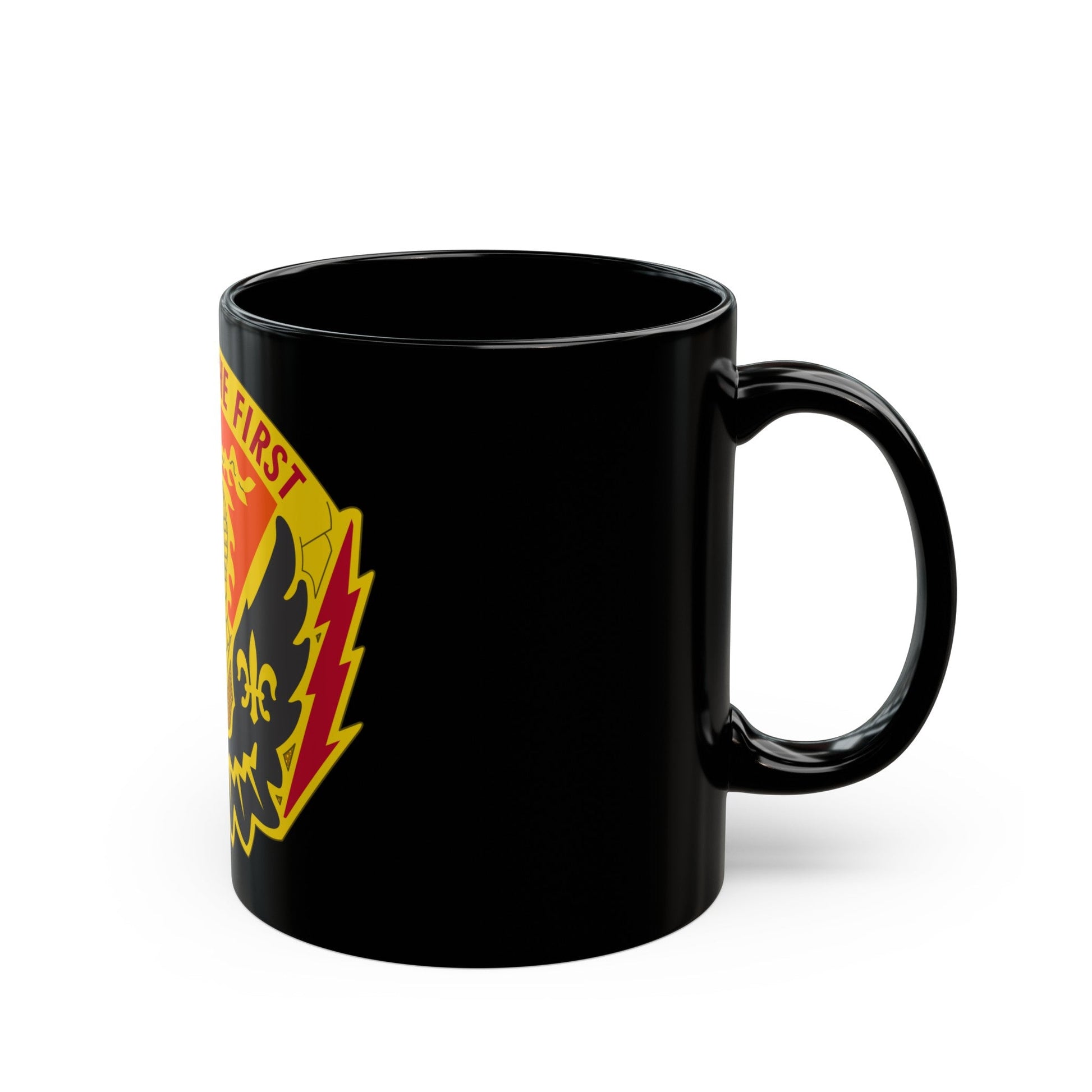 160 Signal Brigade 2 (U.S. Army) Black Coffee Mug-The Sticker Space