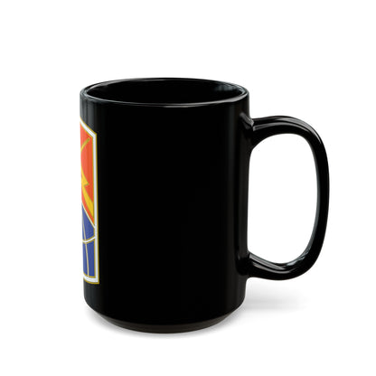 160 Signal Brigade 3 (U.S. Army) Black Coffee Mug-The Sticker Space