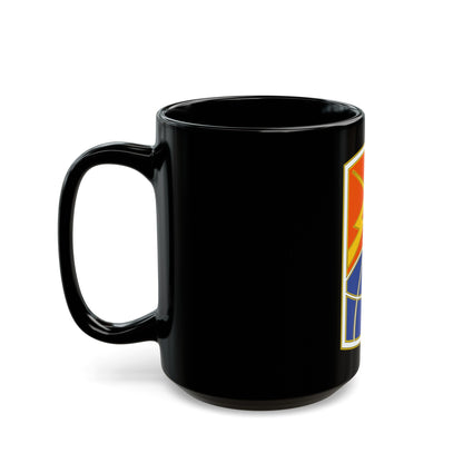 160 Signal Brigade 3 (U.S. Army) Black Coffee Mug-The Sticker Space