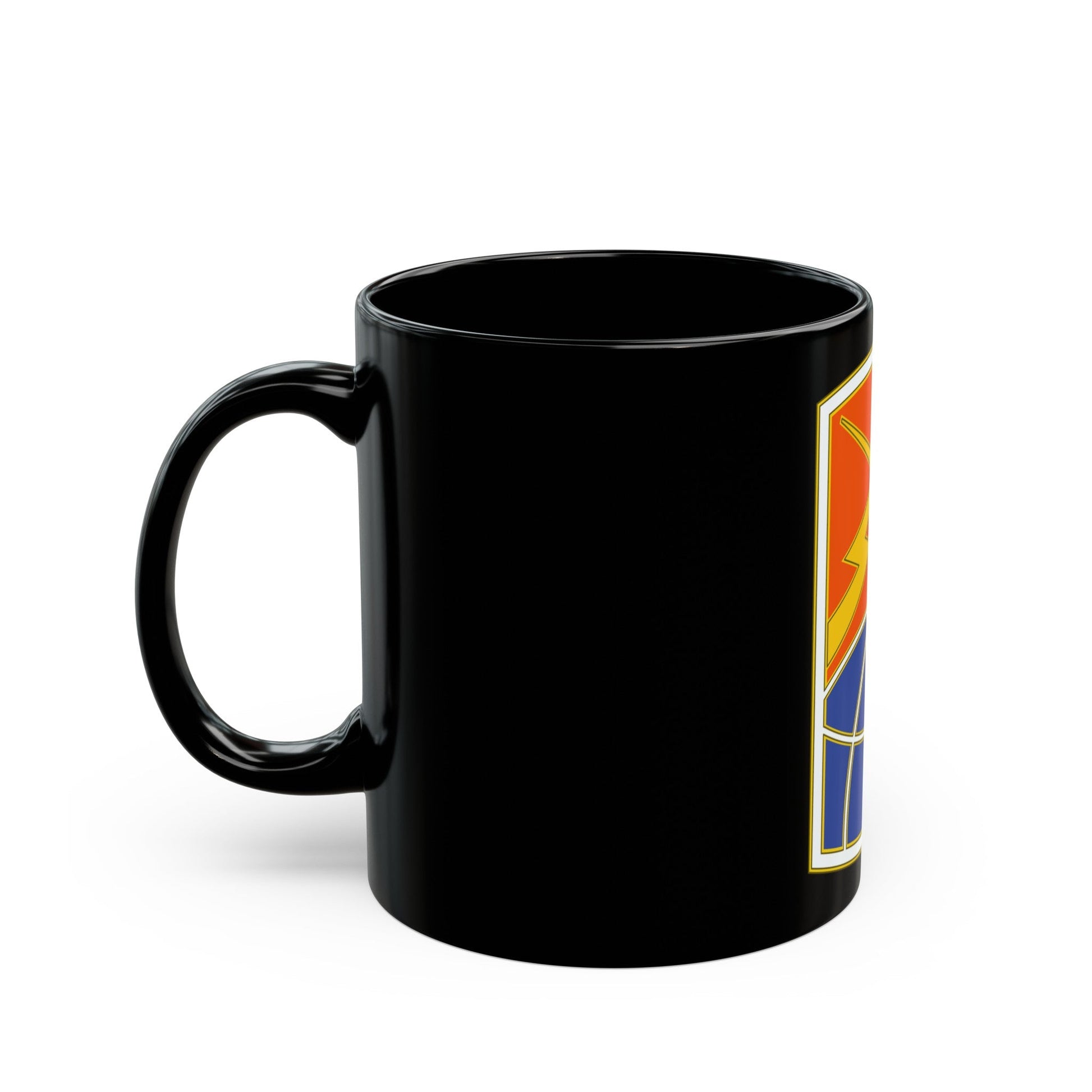 160 Signal Brigade 3 (U.S. Army) Black Coffee Mug-The Sticker Space