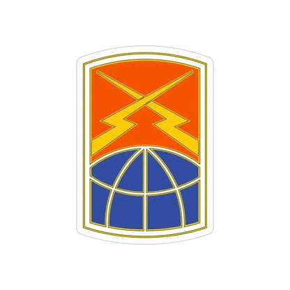 160 Signal Brigade 3 (U.S. Army) REVERSE PRINT Transparent Die-Cut STICKER 6 Inch Die-Cut Transparent - The Sticker Space