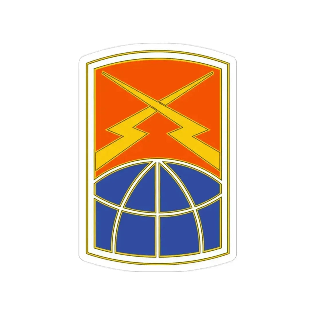 160 Signal Brigade 3 (U.S. Army) Transparent STICKER Die-Cut Vinyl Decal 2 Inch - The Sticker Space