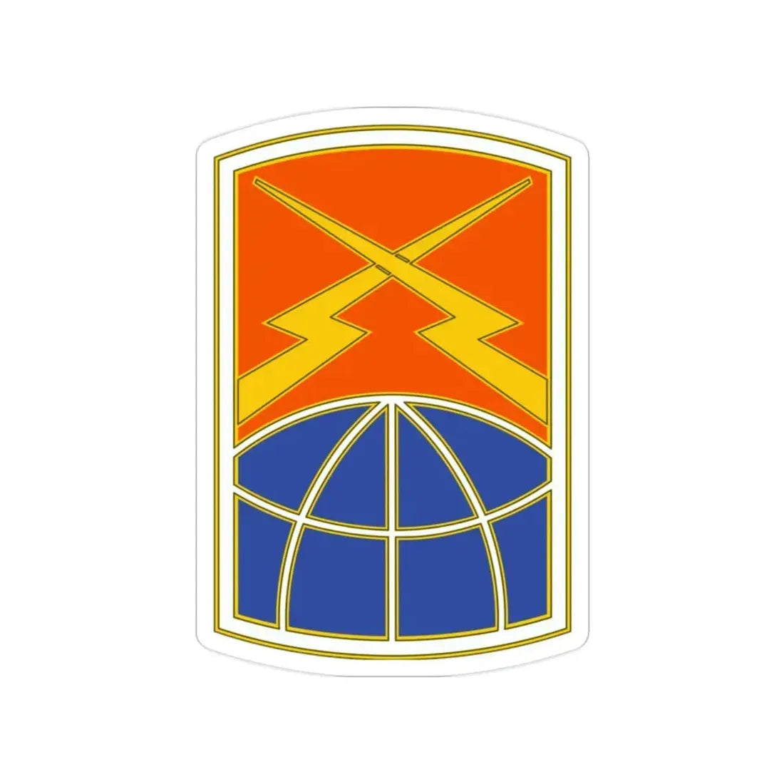 160 Signal Brigade 3 (U.S. Army) Transparent STICKER Die-Cut Vinyl Decal 2 Inch - The Sticker Space