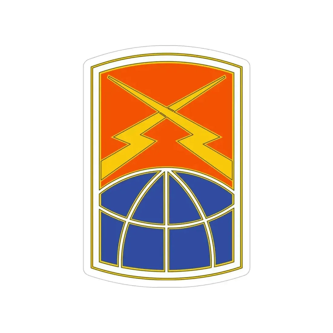 160 Signal Brigade 3 (U.S. Army) Transparent STICKER Die-Cut Vinyl Decal - The Sticker Space