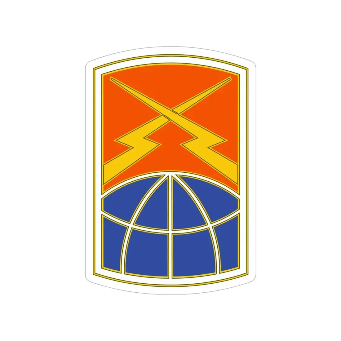 160 Signal Brigade 3 (U.S. Army) Transparent STICKER Die-Cut Vinyl Decal - The Sticker Space