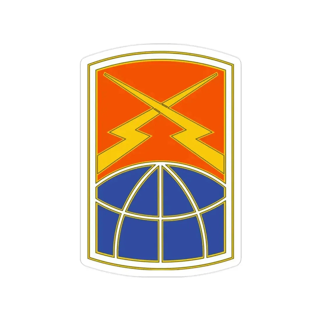 160 Signal Brigade 3 (U.S. Army) Transparent STICKER Die-Cut Vinyl Decal - The Sticker Space