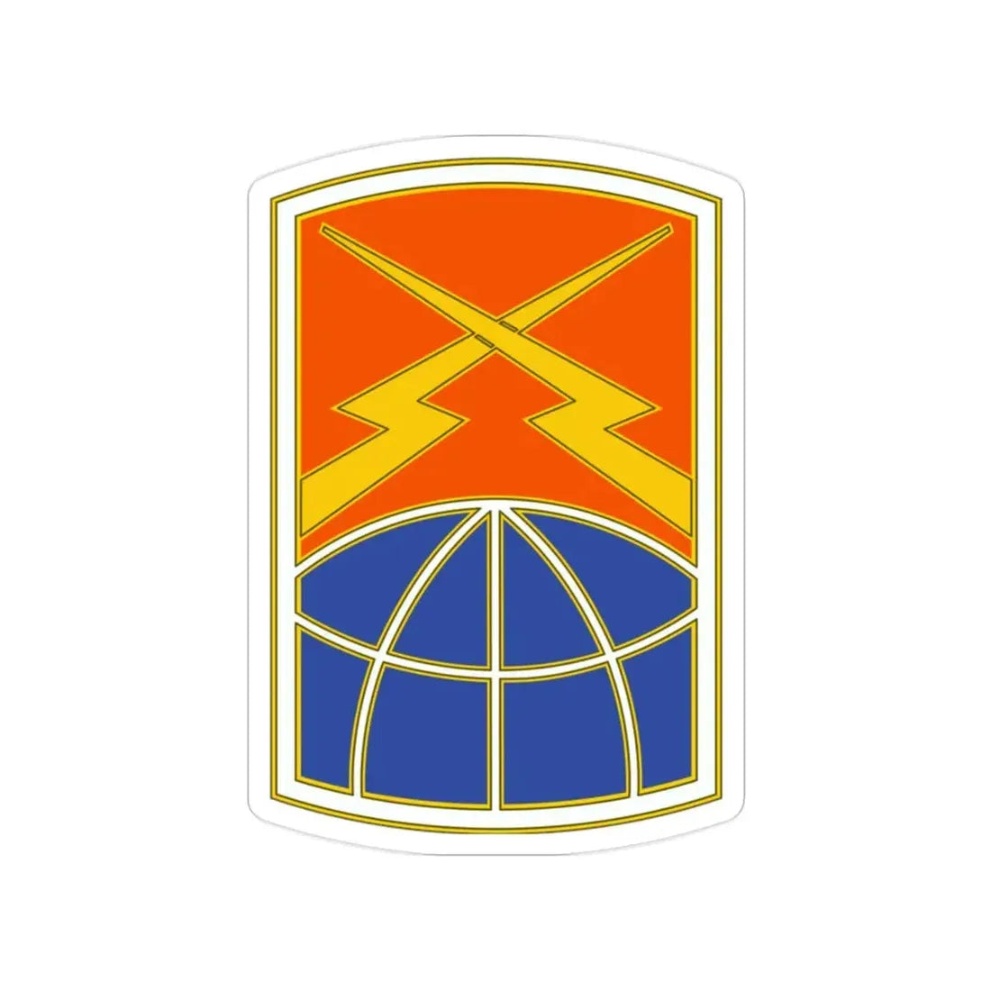 160 Signal Brigade 3 (U.S. Army) Transparent STICKER Die-Cut Vinyl Decal - The Sticker Space