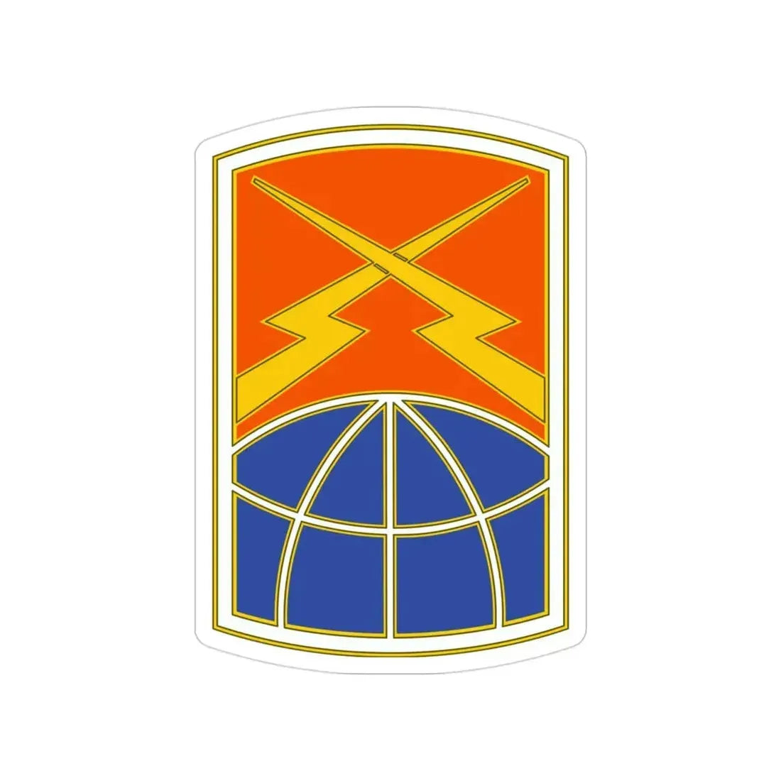 160 Signal Brigade 3 (U.S. Army) Transparent STICKER Die-Cut Vinyl Decal - The Sticker Space