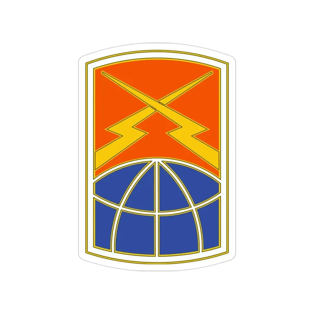 160 Signal Brigade 3 (U.S. Army) Transparent STICKER Die-Cut Vinyl Decal - The Sticker Space