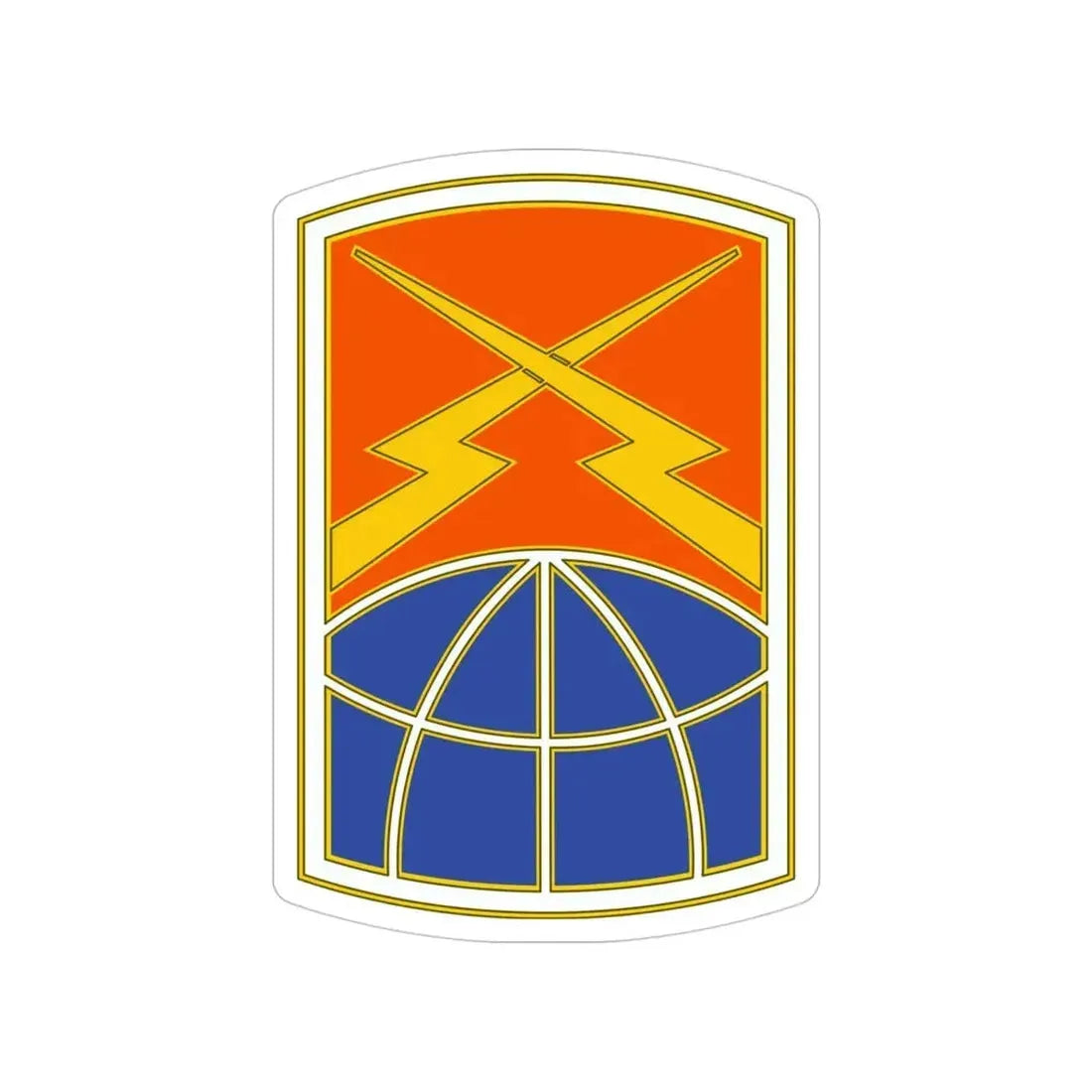 160 Signal Brigade 3 (U.S. Army) Transparent STICKER Die-Cut Vinyl Decal - The Sticker Space