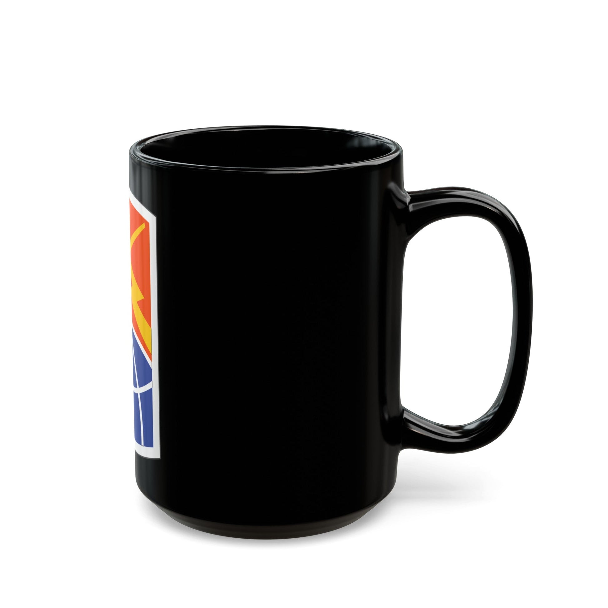 160 Signal Brigade (U.S. Army) Black Coffee Mug-The Sticker Space