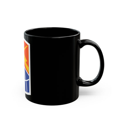 160 Signal Brigade (U.S. Army) Black Coffee Mug-The Sticker Space