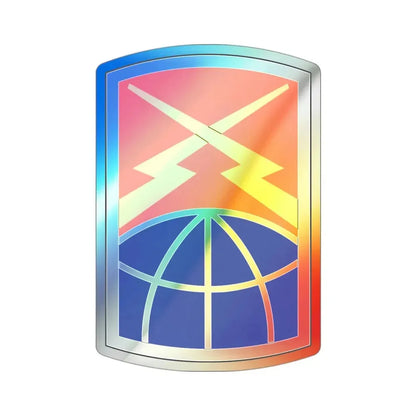 160 Signal Brigade (U.S. Army) Holographic STICKER Die-Cut Vinyl Decal - The Sticker Space