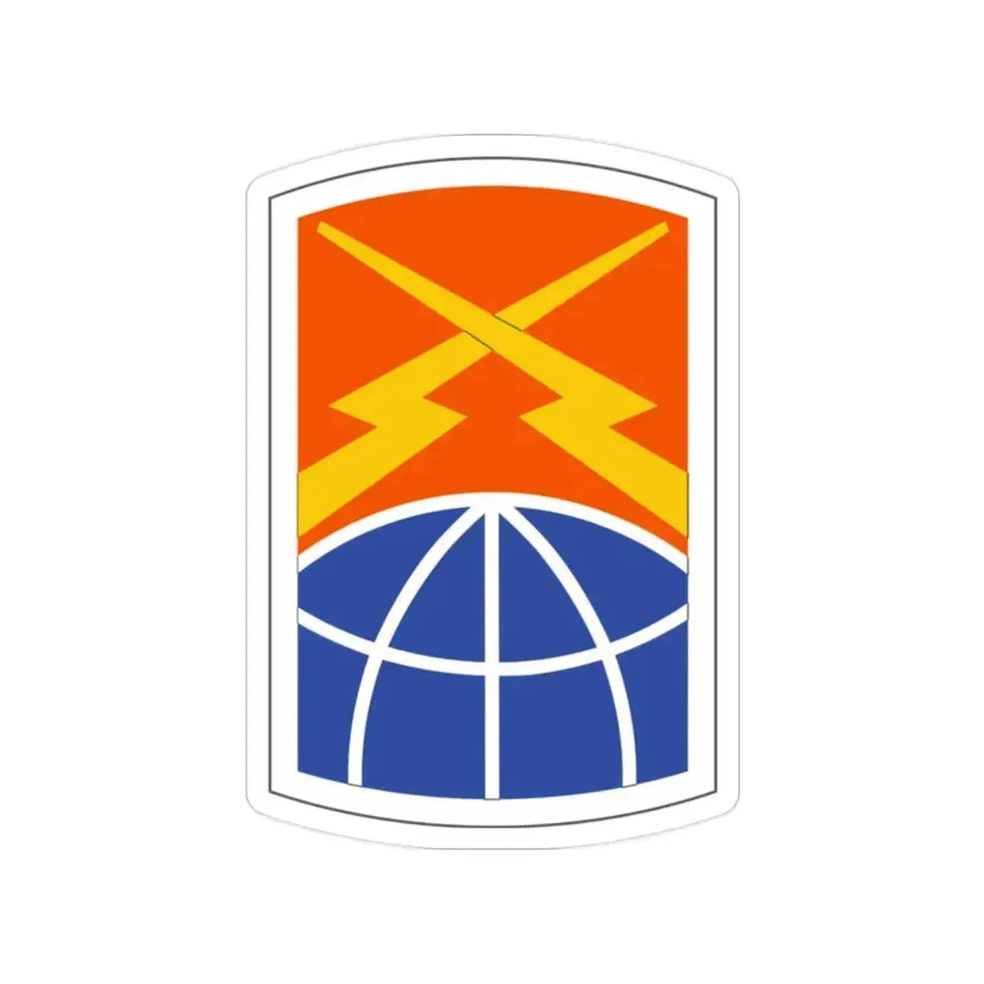 160 Signal Brigade (U.S. Army) Transparent STICKER Die-Cut Vinyl Decal 2 Inch - The Sticker Space