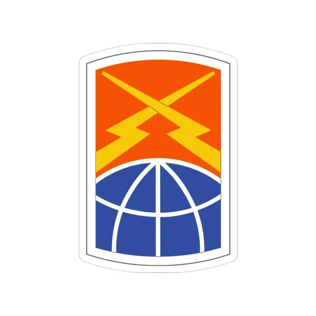 160 Signal Brigade (U.S. Army) Transparent STICKER Die-Cut Vinyl Decal 2 Inch - The Sticker Space