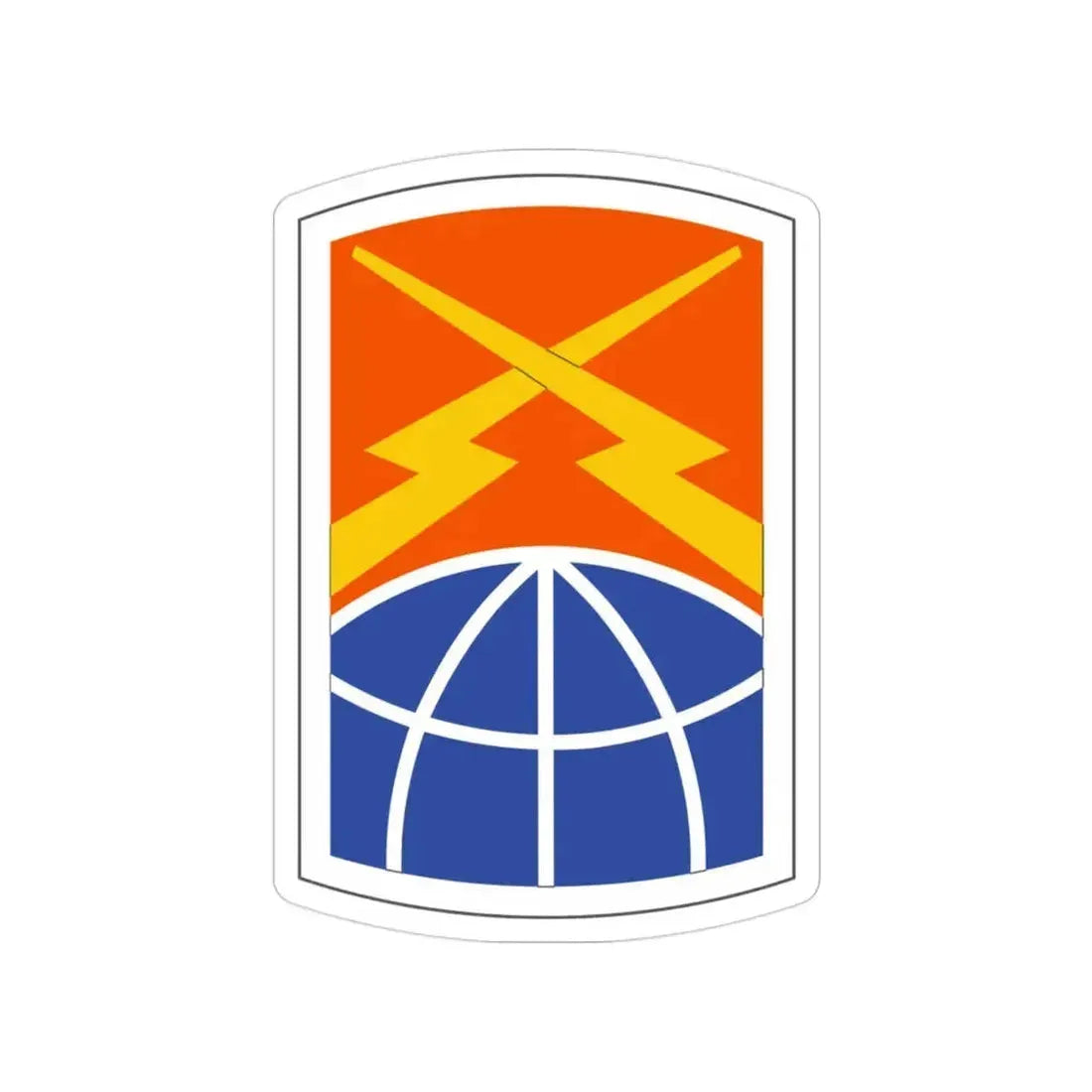 160 Signal Brigade (U.S. Army) Transparent STICKER Die-Cut Vinyl Decal 3 Inch - The Sticker Space