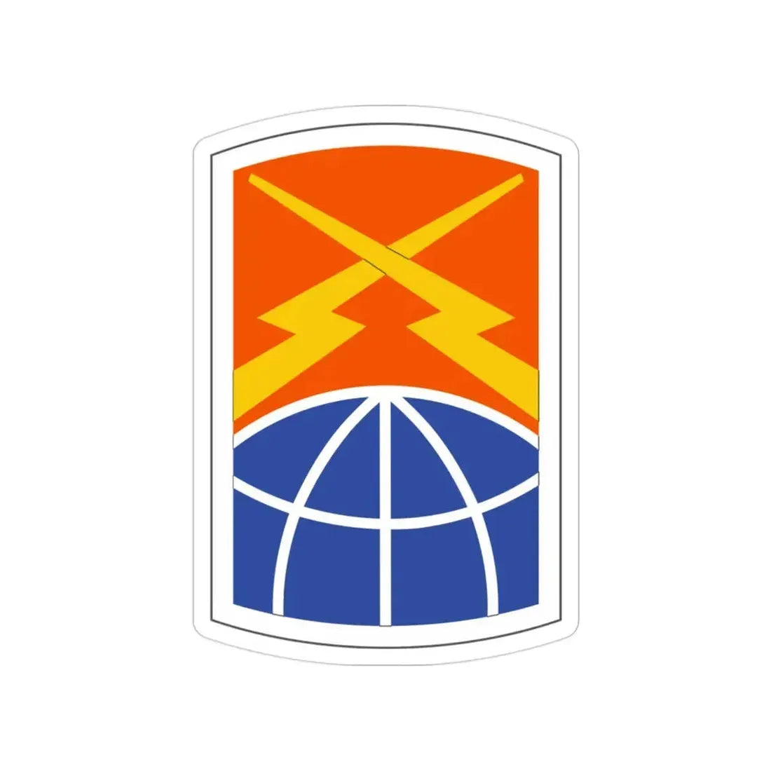 160 Signal Brigade (U.S. Army) Transparent STICKER Die-Cut Vinyl Decal 3 Inch - The Sticker Space