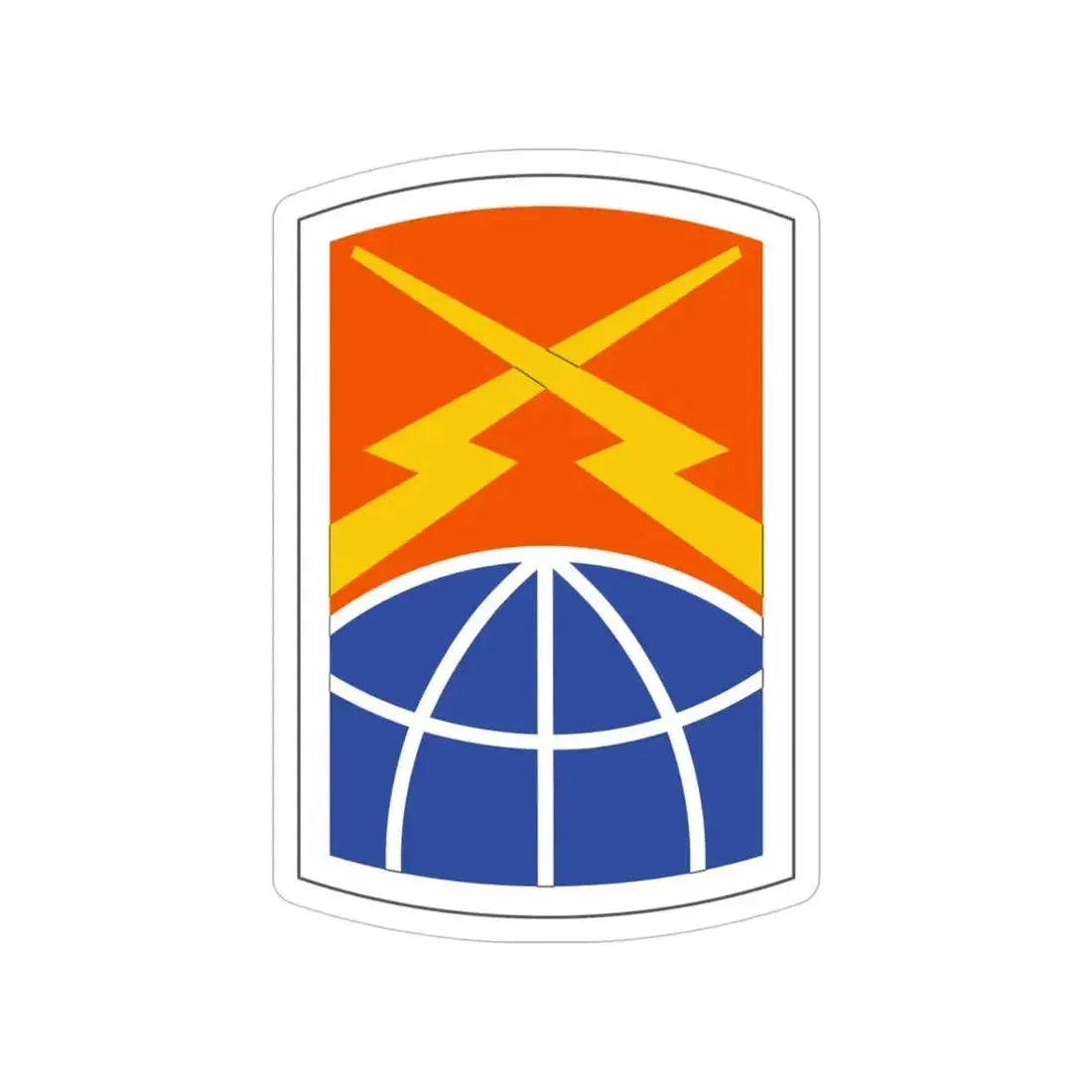 160 Signal Brigade (U.S. Army) Transparent STICKER Die-Cut Vinyl Decal 4 Inch - The Sticker Space