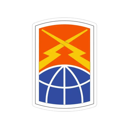 160 Signal Brigade (U.S. Army) Transparent STICKER Die-Cut Vinyl Decal 4 Inch - The Sticker Space