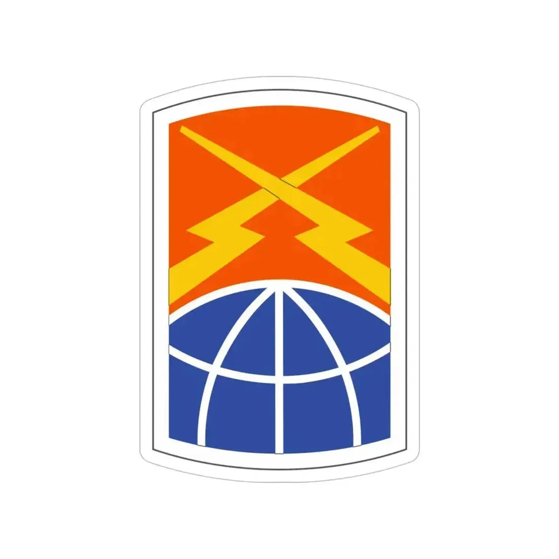 160 Signal Brigade (U.S. Army) Transparent STICKER Die-Cut Vinyl Decal 5 Inch - The Sticker Space