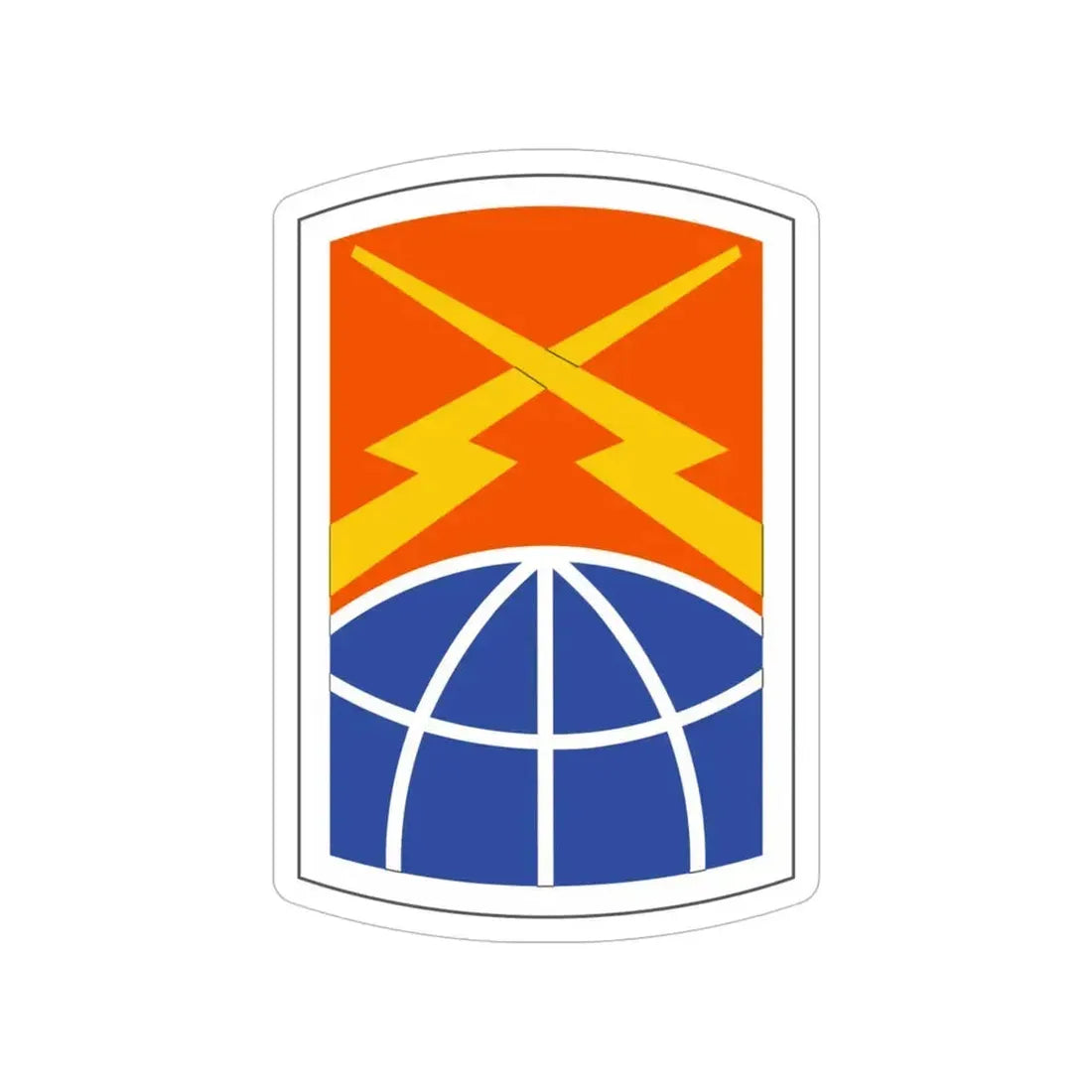 160 Signal Brigade (U.S. Army) Transparent STICKER Die-Cut Vinyl Decal 6 Inch - The Sticker Space