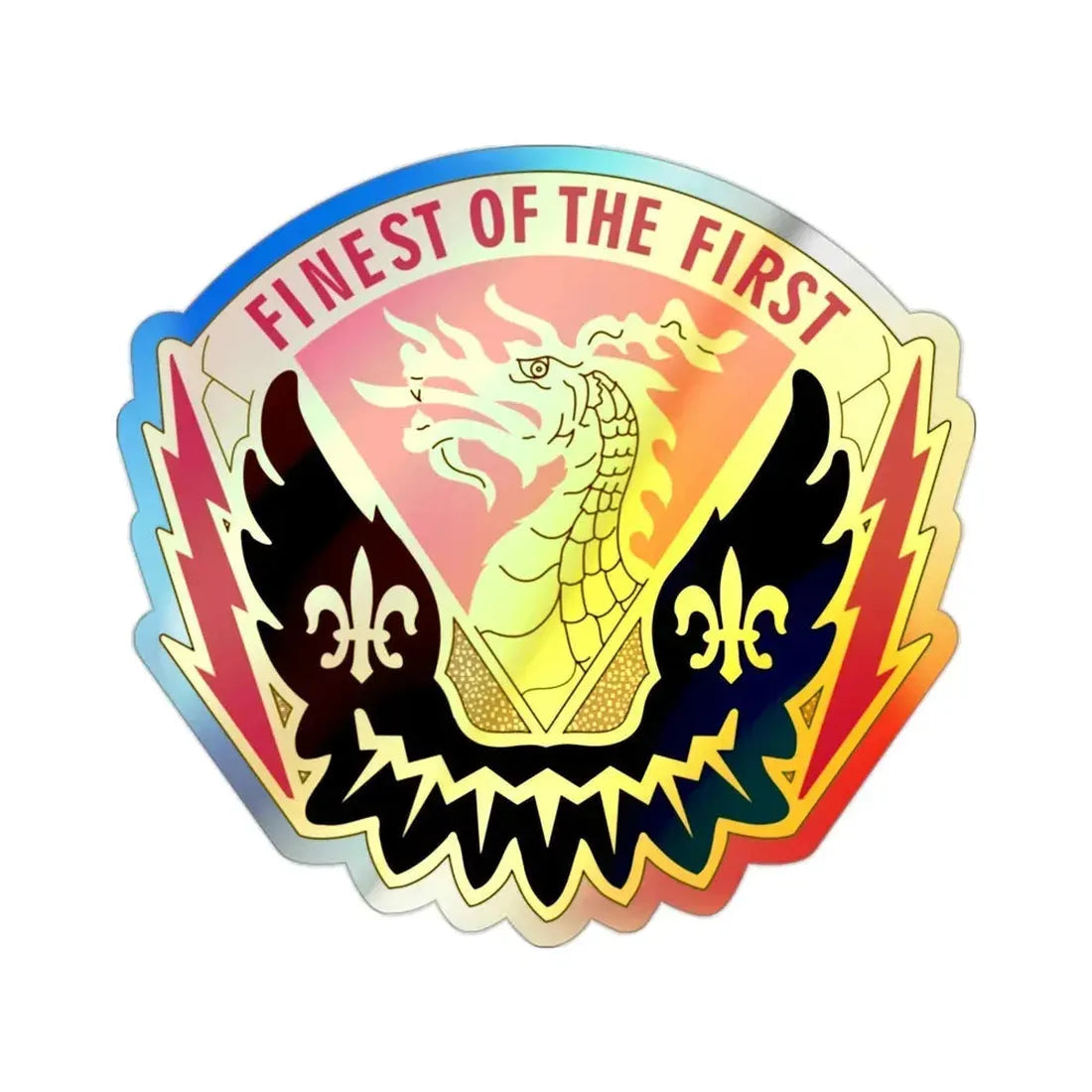 160 Signal Brigade v2 (U.S. Army) Holographic STICKER Die-Cut Vinyl Decal - The Sticker Space