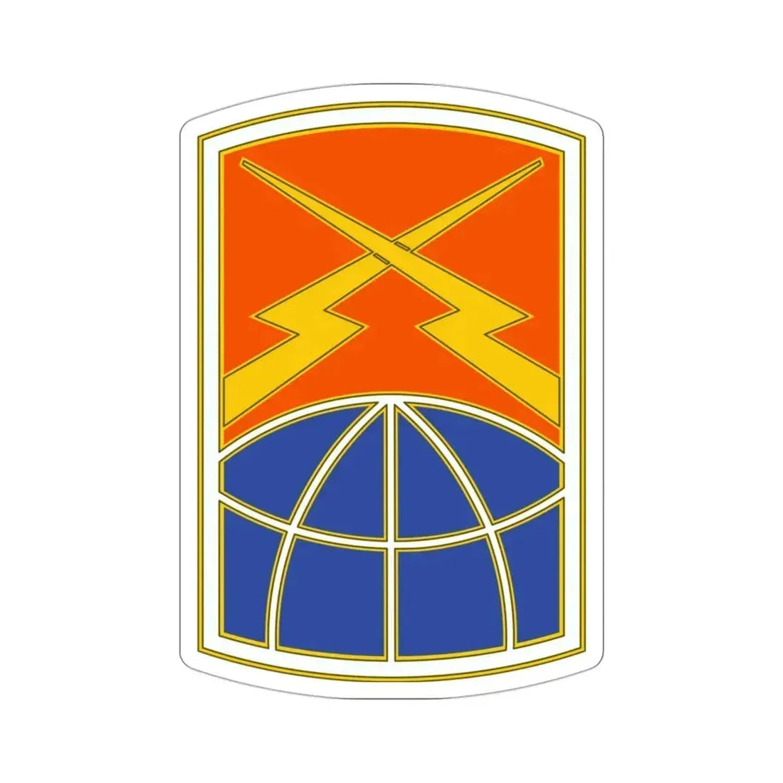 160 Signal Brigade v3 (U.S. Army) STICKER Vinyl Die-Cut Decal 3 Inch - The Sticker Space