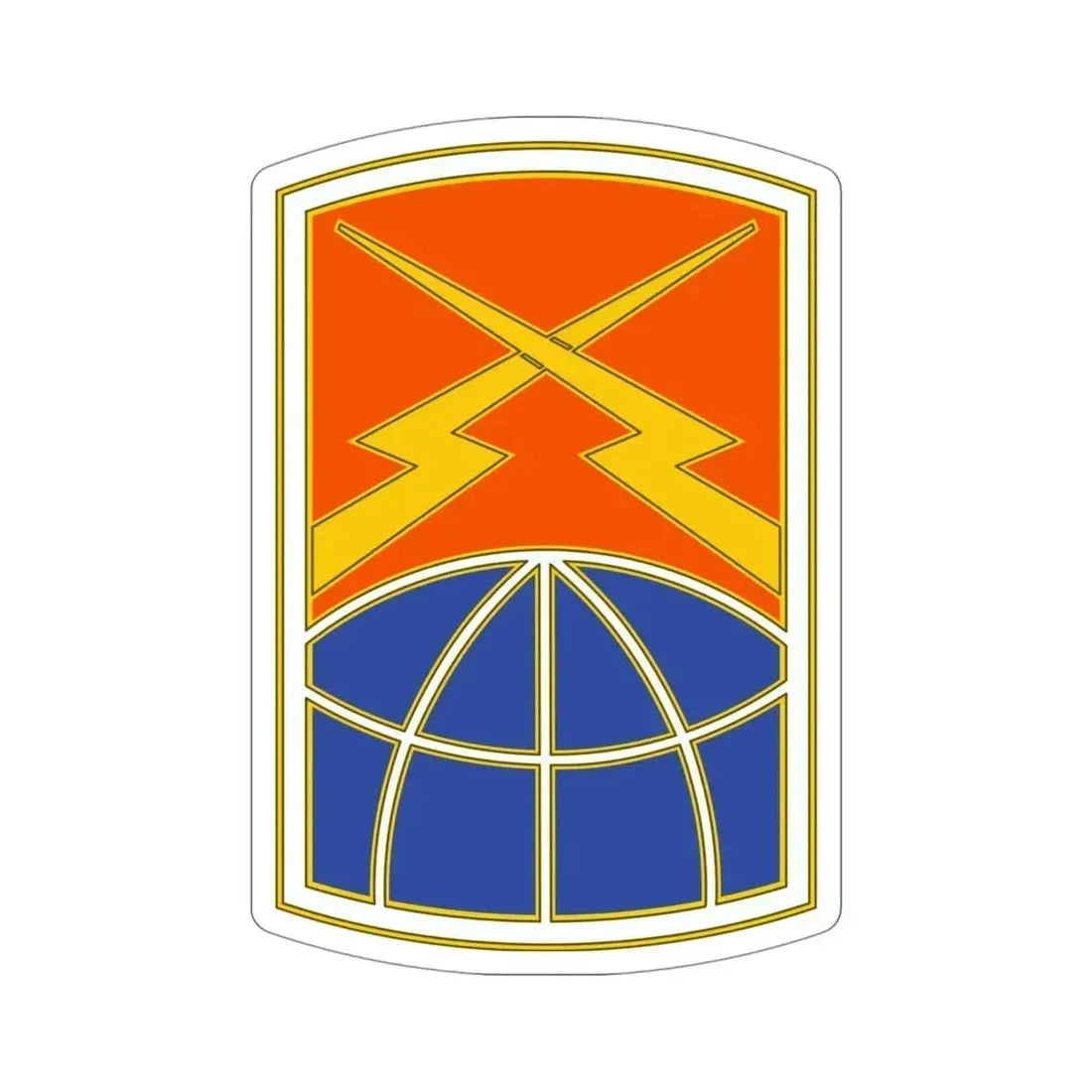 160 Signal Brigade v3 (U.S. Army) STICKER Vinyl Die-Cut Decal 4 Inch - The Sticker Space