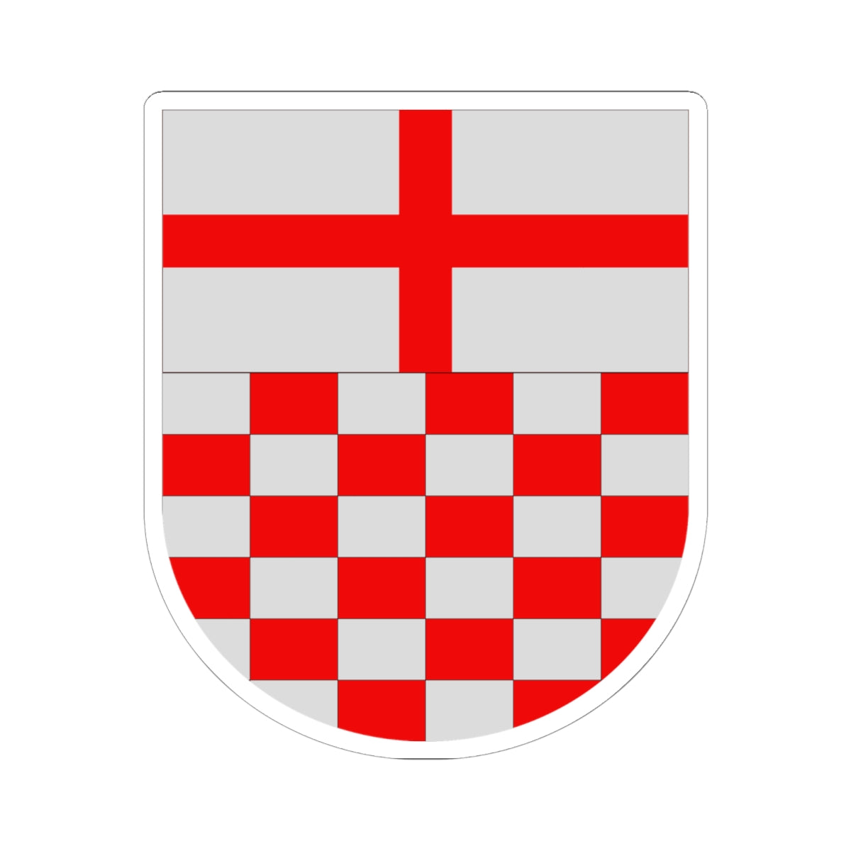 Blasón de la familia Barbiano (Spain) (Coat of Arms) STICKER Vinyl Kiss-Cut Decal