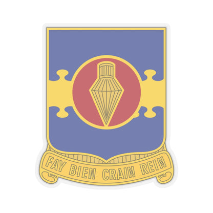 326 Airborne Engineer Battalion (U.S. Army) STICKER Vinyl Kiss-Cut Decal-3 Inch-Transparent-The Sticker Space