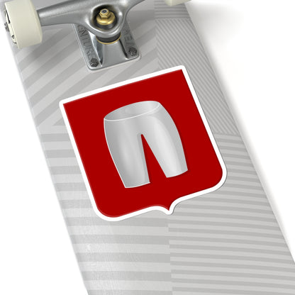 Abbenbroek wapen (Netherlands) (Coat of Arms) STICKER Vinyl Kiss-Cut Decal