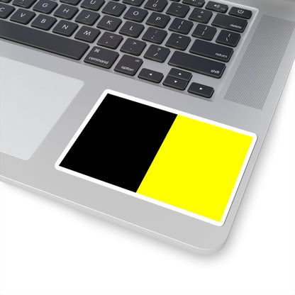 Flag of Arbois (France) STICKER Vinyl Kiss-Cut Decal